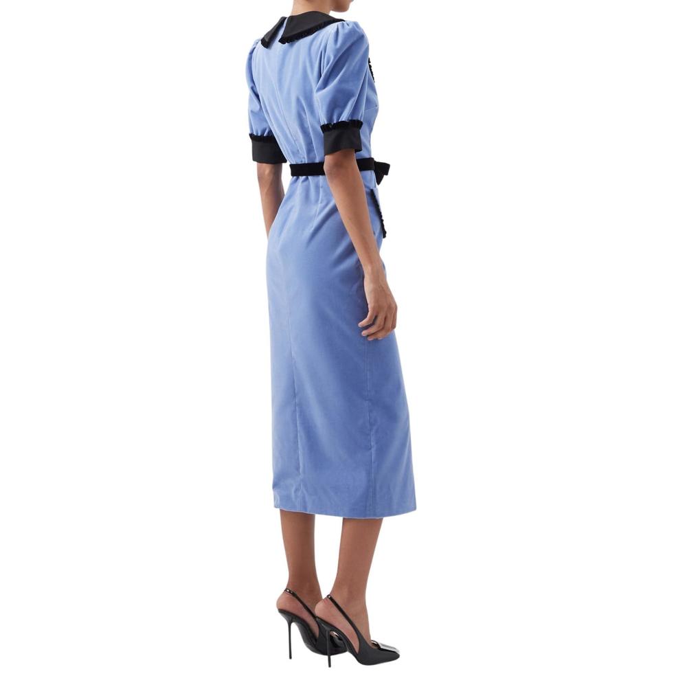 Alessandra Rich - Fitted Velvet Dress - IT 42 - Picture 4 of 7